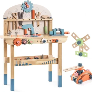 41-Piece Wooden Work Bench Toy