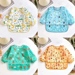 Cute Colorful Cartoon Waterproof Bib
