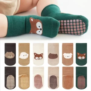 6-Pairs Kids Non-Slip Socks
