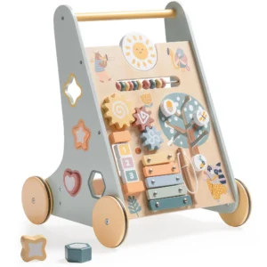 Wooden Baby Walker and Activity Center
