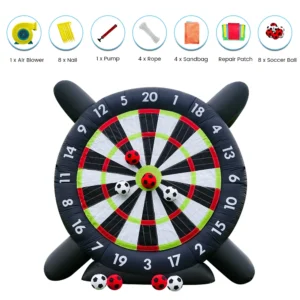 10Ft Giant Inflatable Soccer Dart Board