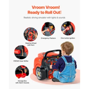 60 Pcs Kids Mechanic Car Repair Set